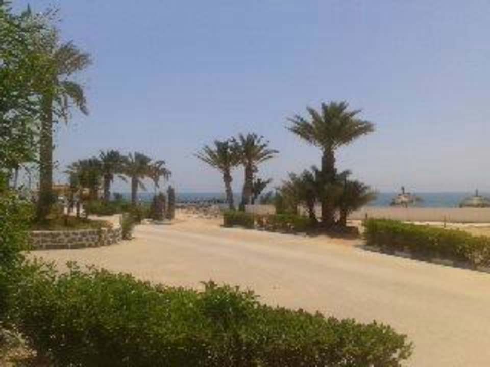 Weg zum Strand Hotel El Mouradi Djerba Menzel
