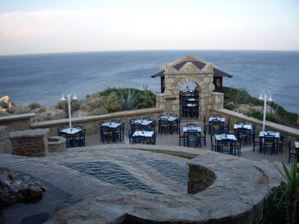 Taverne Akropolis komplett im Freien Hotel Kalithea Horizon Royal