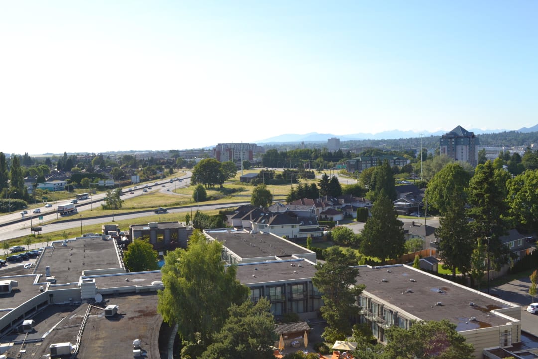 Ausblick vom Zimmer  Sandman Signature Hotel & Resort Vancouver Airport