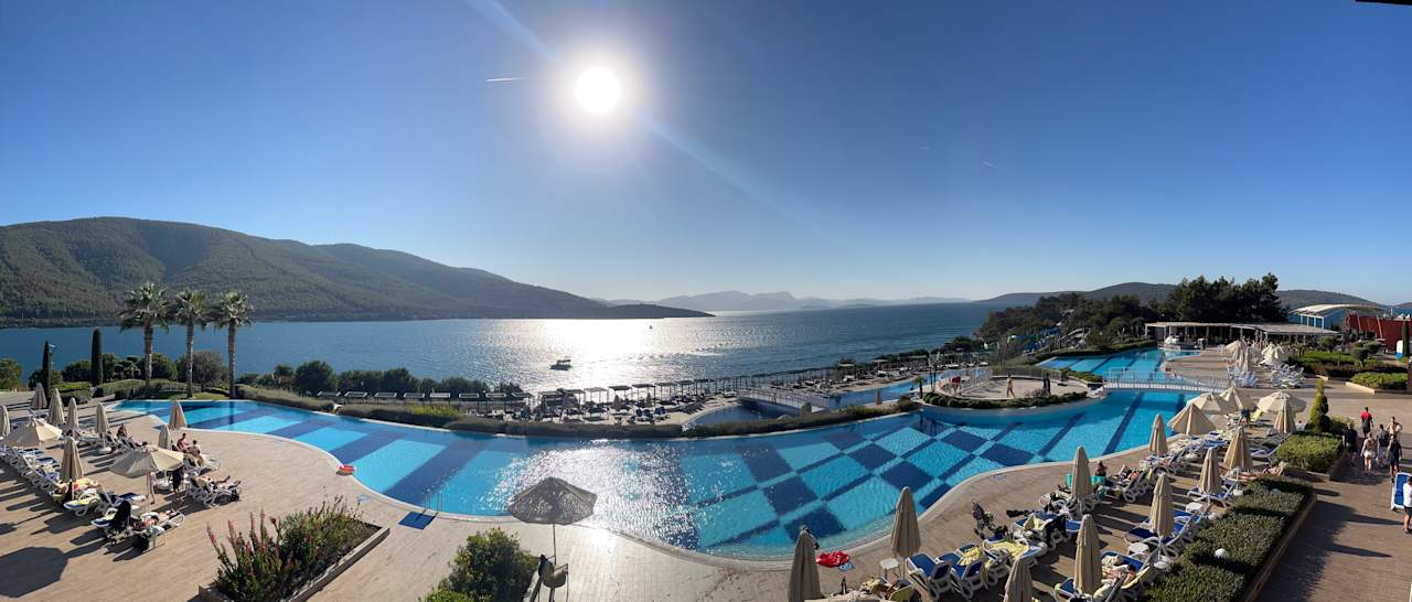 Ausblick La Blanche Island Bodrum
