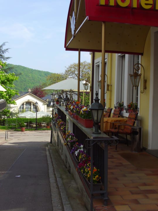 Terrasse Wellness-Privathotel Post an der Therme