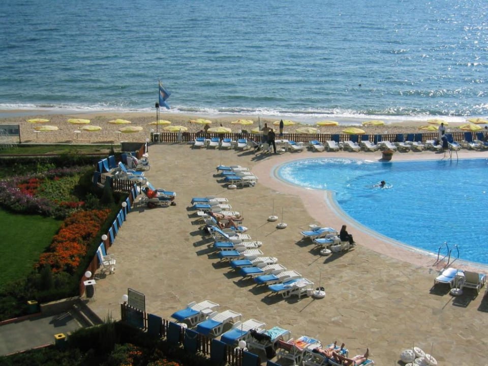 Bulgarien Goldstrand Strand  Riviera Beach Hotel Hotelpool HVD Riviera Beach