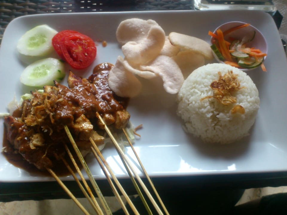 Chicken satay! Hotel Ari Putri