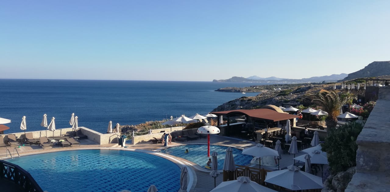 Ausblick Hotel Kalithea Horizon Royal