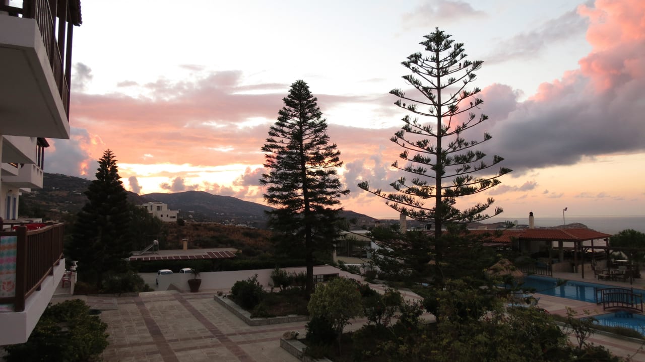 View from balconies Spiros & Soula Apartments
