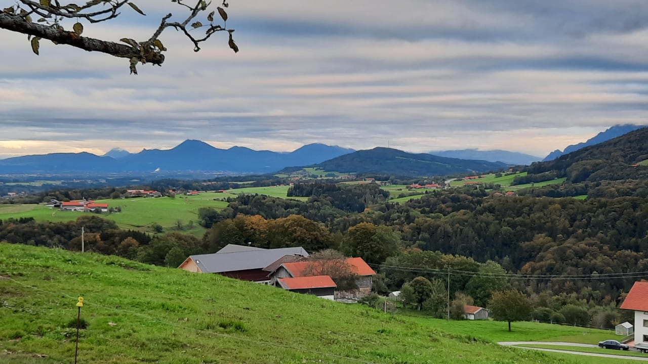 Ausblick Rupertiblick Bauernhof Reiter in Gierstling