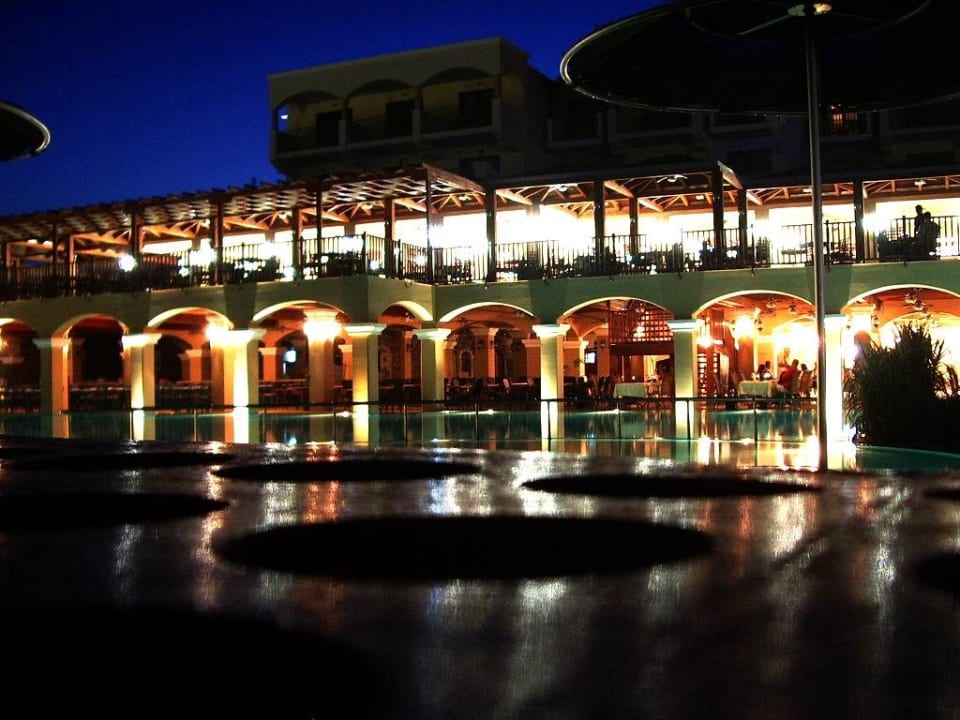 ML Imperial night view Lindos Imperial Resort & Spa