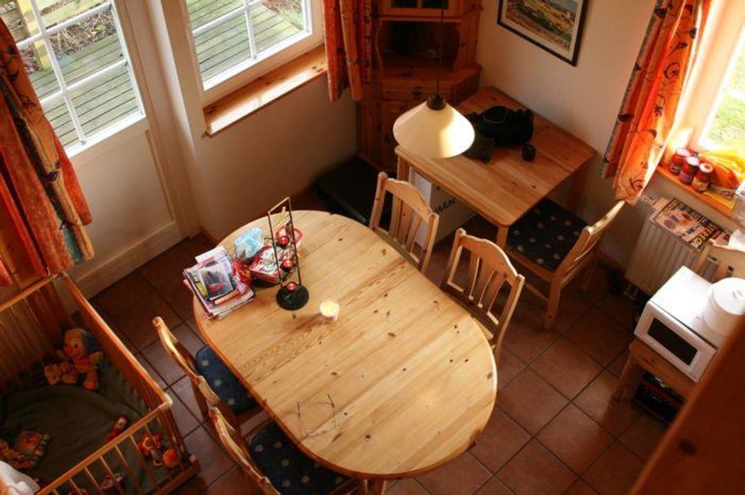 Blick von oben auf den Küchenbereich Südsee Camp | Campingplatz