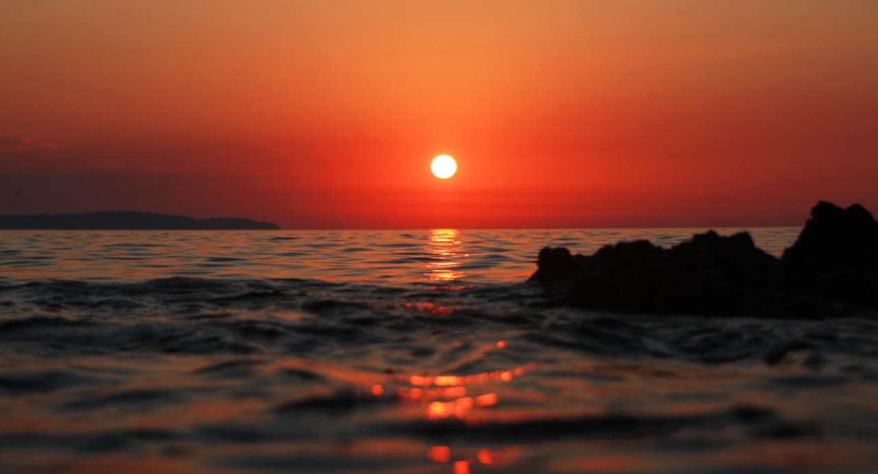 Sonnenuntergang war der hammer Family Hotel Vespera