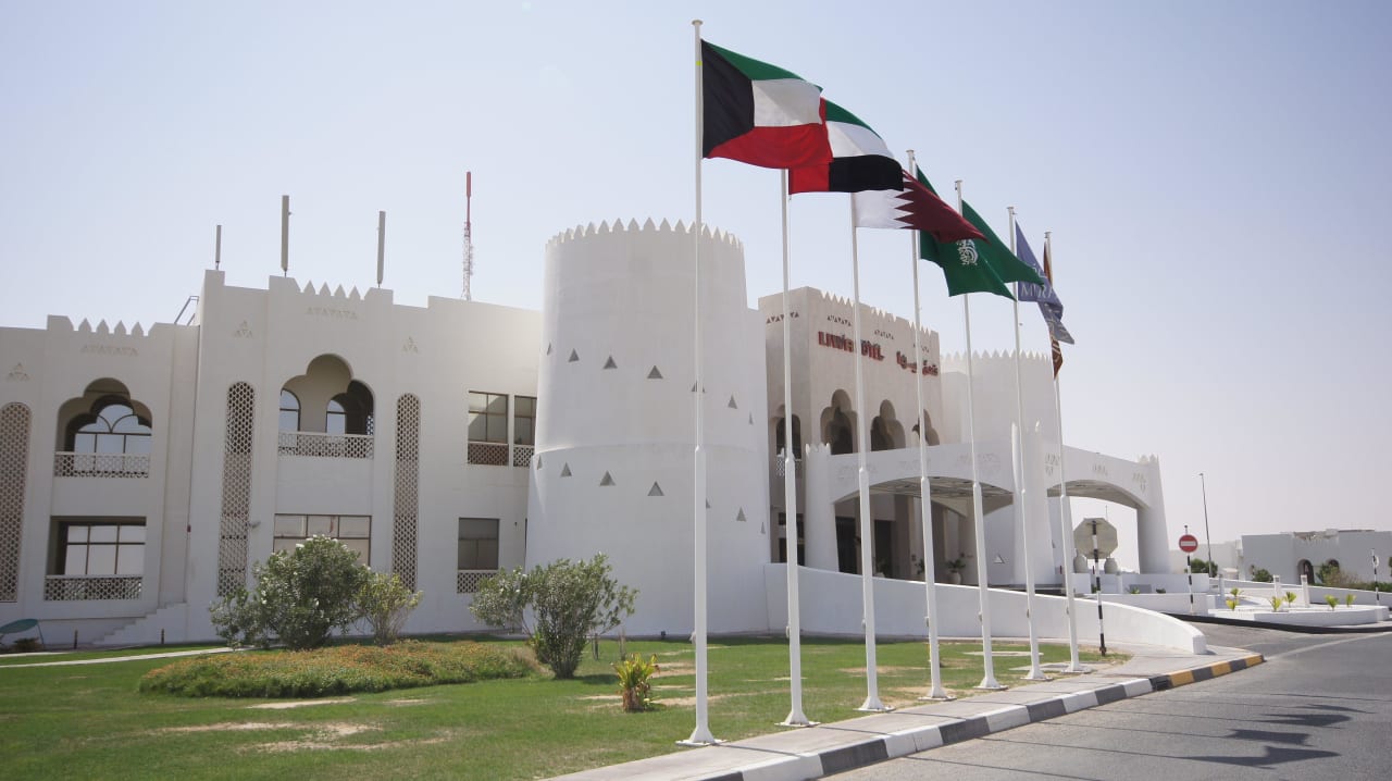 Anfahrt des Hotels Liwa Hotel