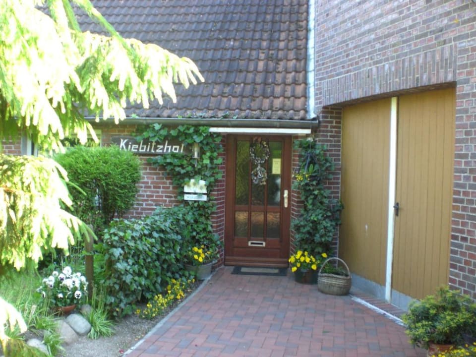 Eingang Pension Kiebitzhof Pension Kiebitzhof