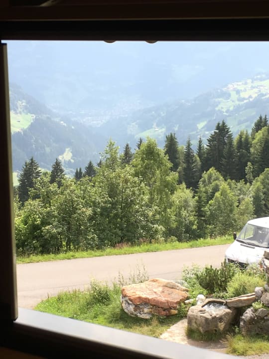 Blick aus dem Zimmer Panoramagasthof Kristberg