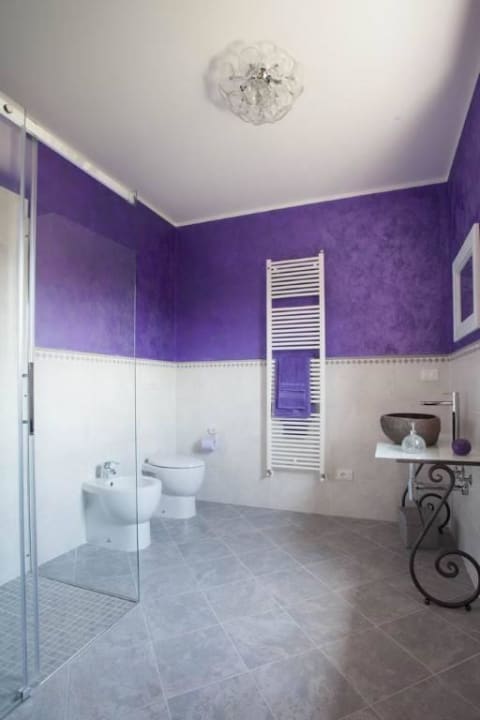 Crocus room bathroom Agriturismo al Vecchio Portico