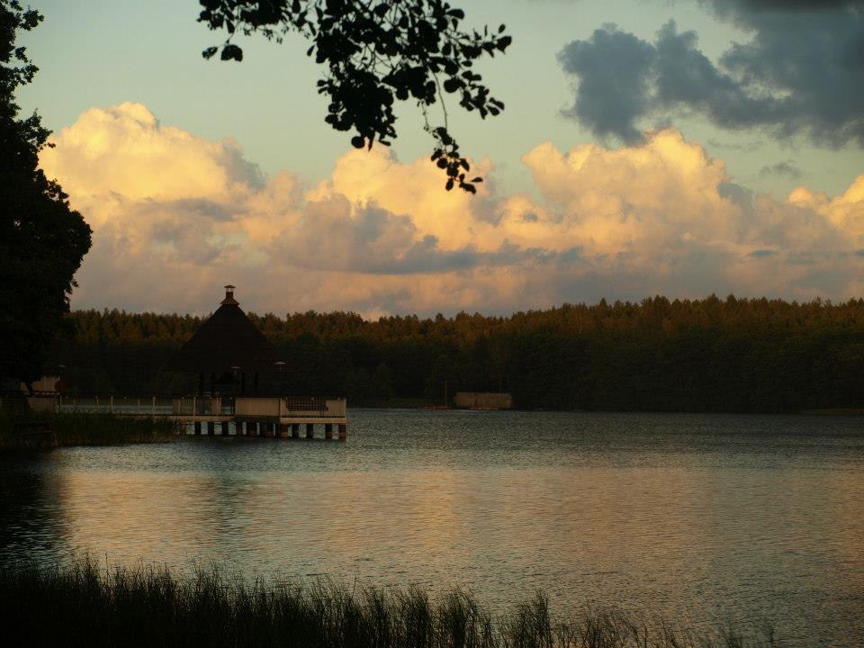 Widok z przystani Hotel Kormoran