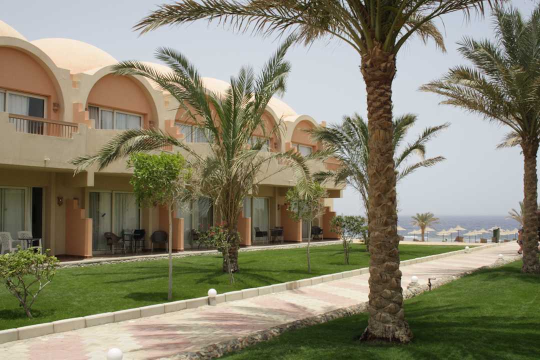 Gartenansicht Three Corners Sea Beach Resort