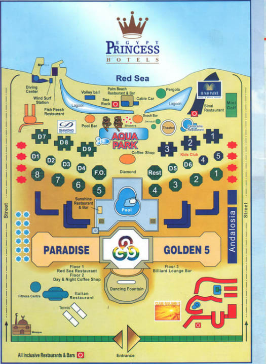 Anlage der Golden 5 City Blend Club Aqua Resort