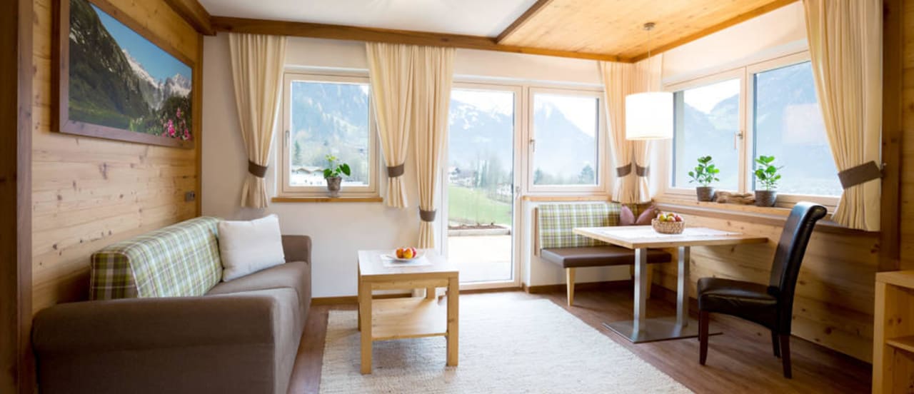 Unser Wohn/Esszimmer Ferienwohnung Freiblick
