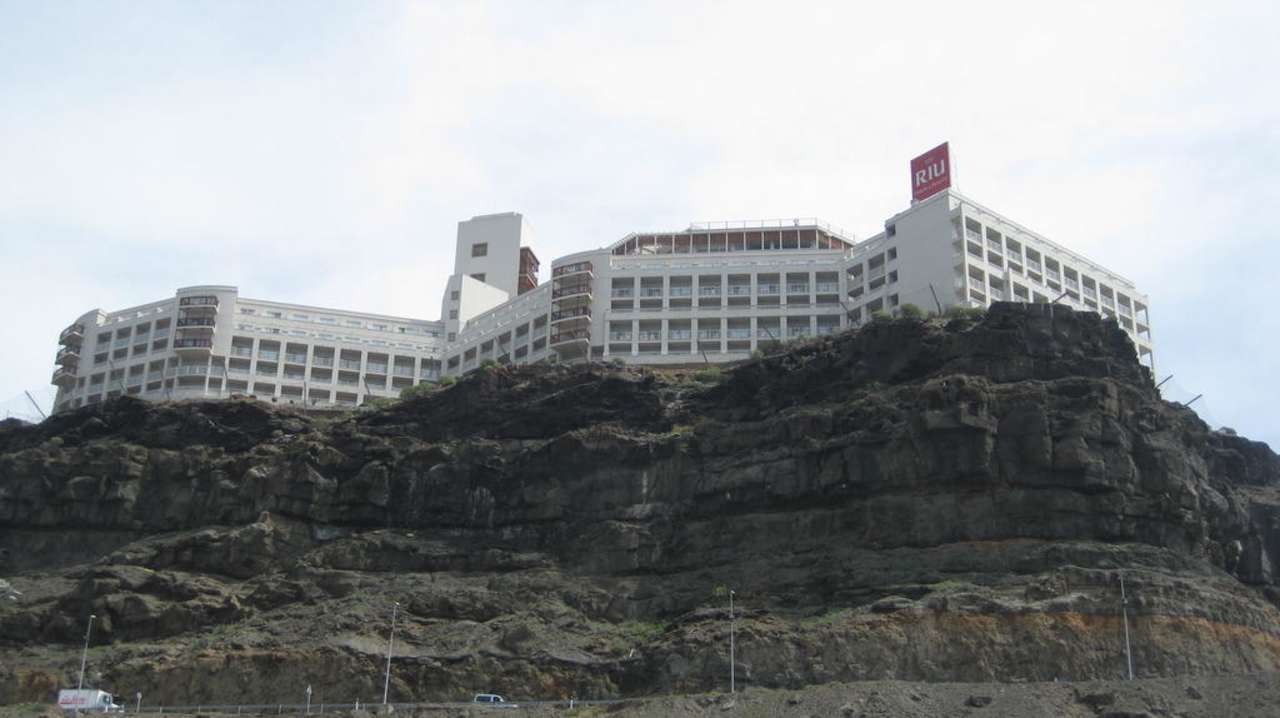 Hotel / Sicht von der Bucht Hotel Riu Vistamar