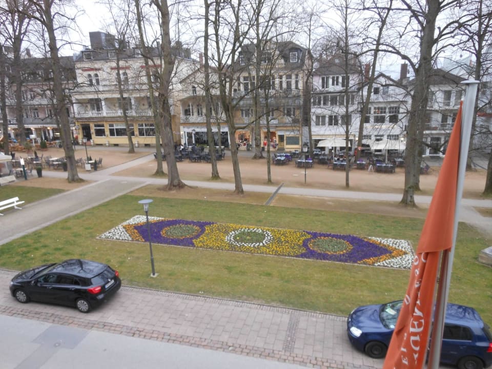 Ausblick von Terrasse Steigenberger Hotel & Spa Bad Pyrmont