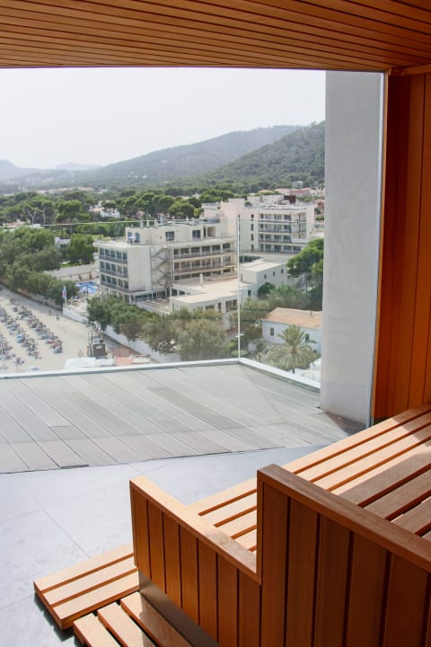 Sauna im Obergeschoss des Hotels Son Moll Sentits Hotel & Spa
