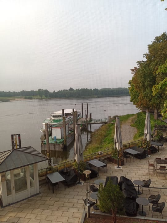 Ausblick Hotel Zollenspieker Fährhaus