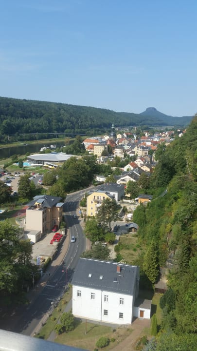 Ausblick Hotel Elbresidenz an der Therme