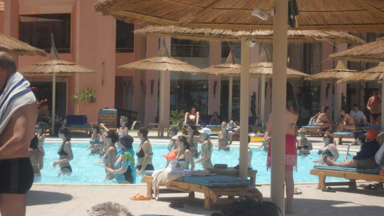 Wassergymnastik Beach Albatros Resort
