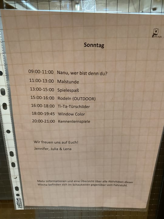 Sport & Freizeit MY  AVA  All In Family Hotel