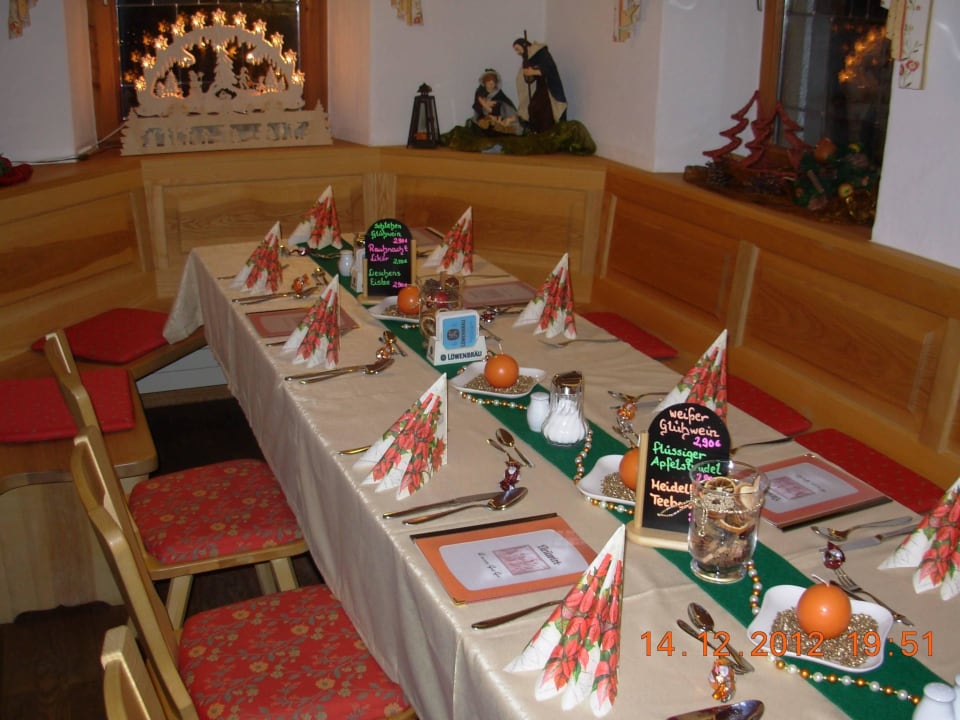 Tischdekoration Gasthof - Pension Neuwirt