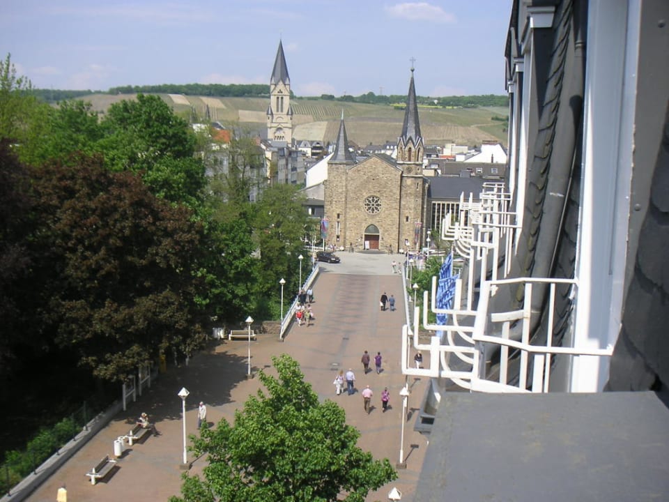 Blick vom Balkon Steigenberger Hotel Bad Neuenahr