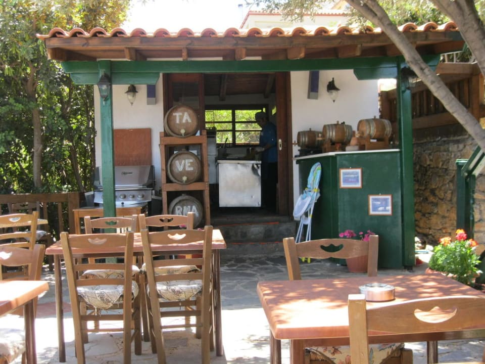 Taverne in der Anlage Elounda Residence Resort & Waterpark
