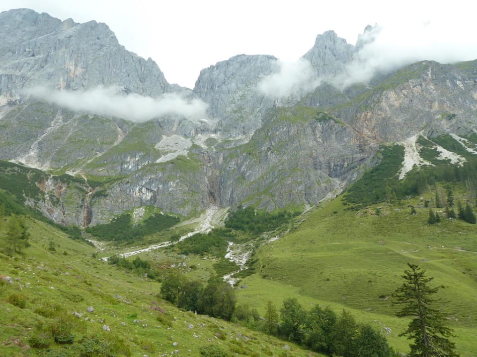 Riedingtal -Blick zum Hochkönigmassiv Alpengasthof Hotel Kopphütte