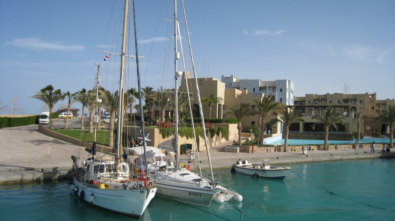 Marina Lodge Port Ghalib von der Lagune aus Marina Lodge At Port Ghalib