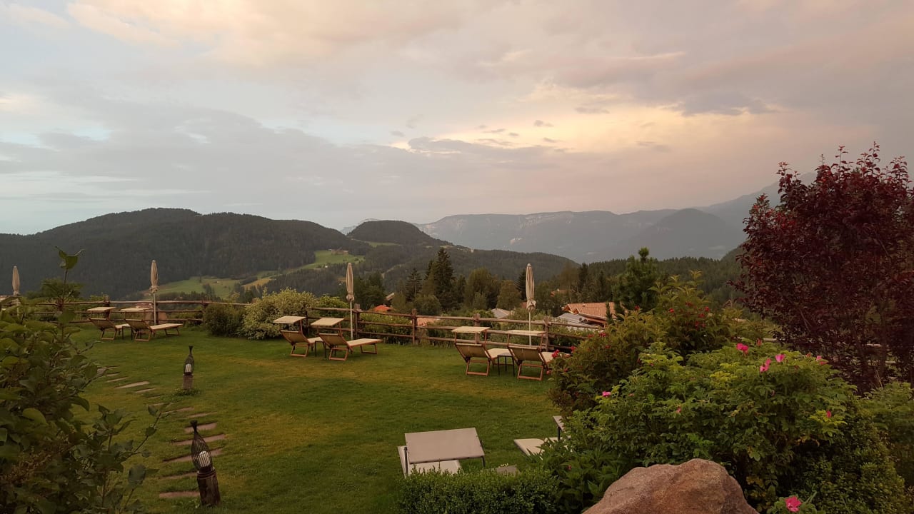 Aufgenommen früh 5,30 Uhr Hotel Chalet Mirabell