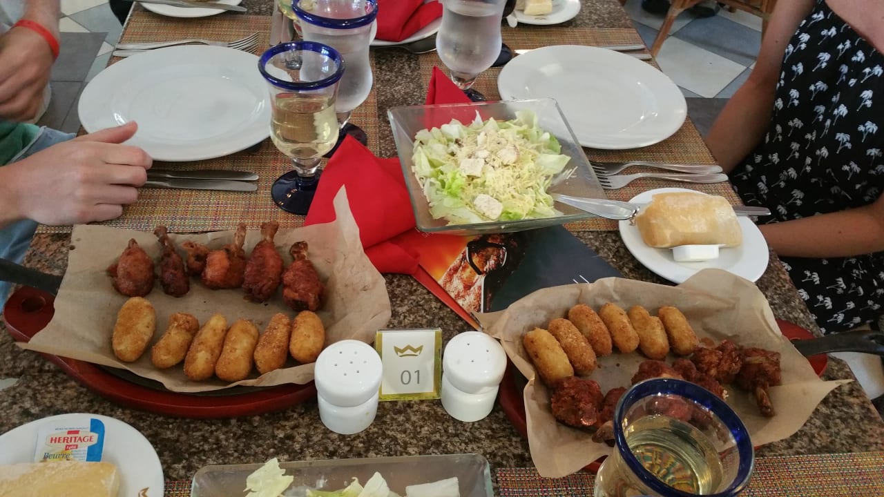 Steakhouse Vorspeise  Hotel Riu Bambu