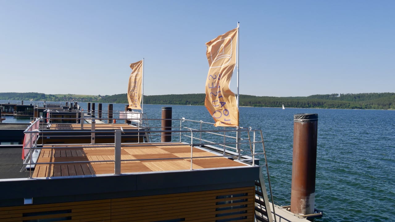 Ausblick Floating Village Brombachsee