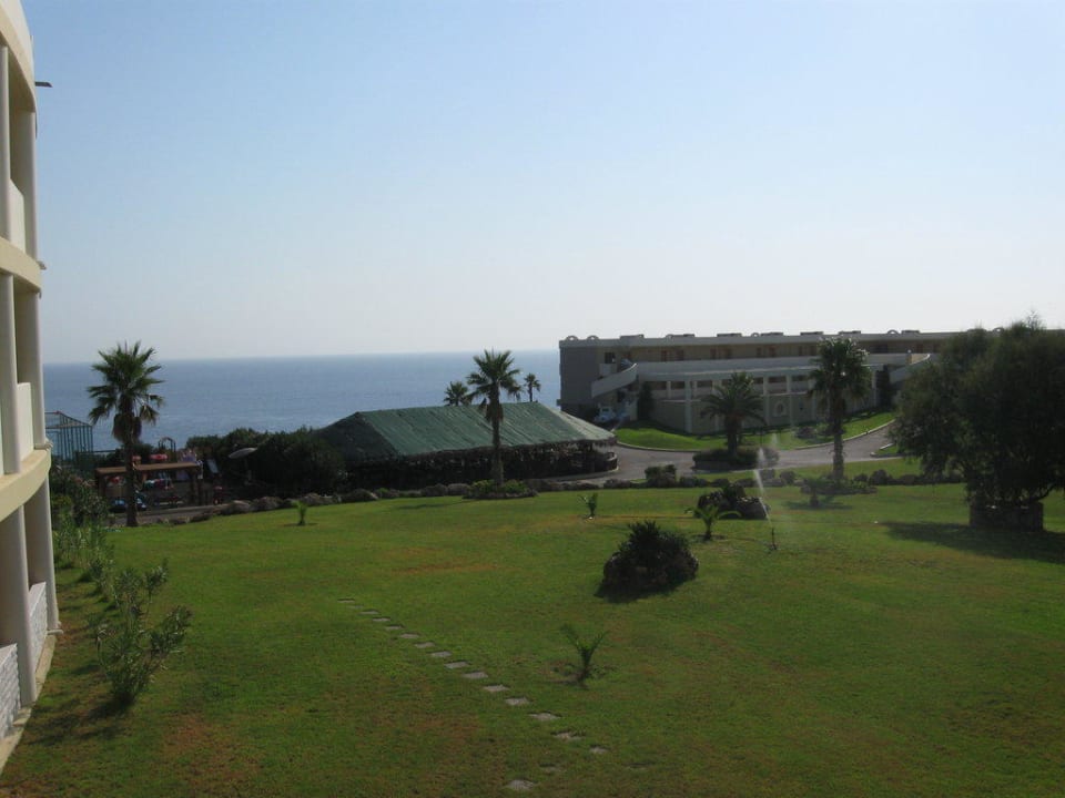 Blick vom Balkon Hotel Kalithea Horizon Royal
