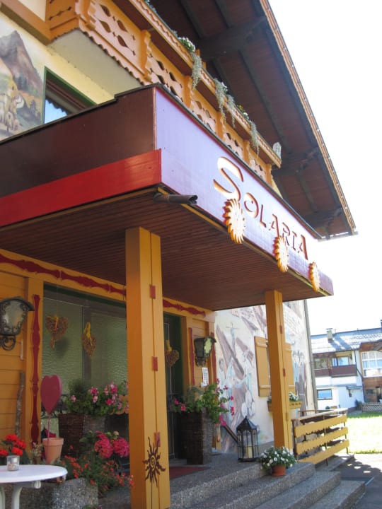 Eingang Pension & Ferienwohnung Solaria
