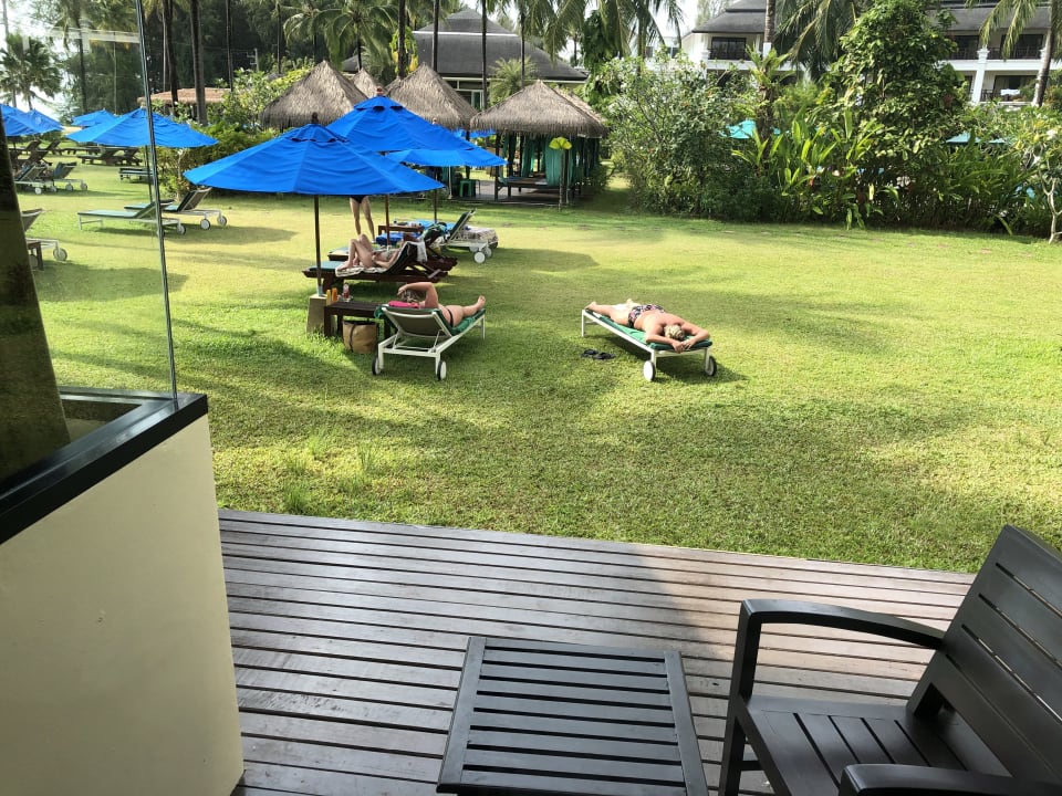 Ausblick vom Zimmer Khaolak Orchid Beach Resort