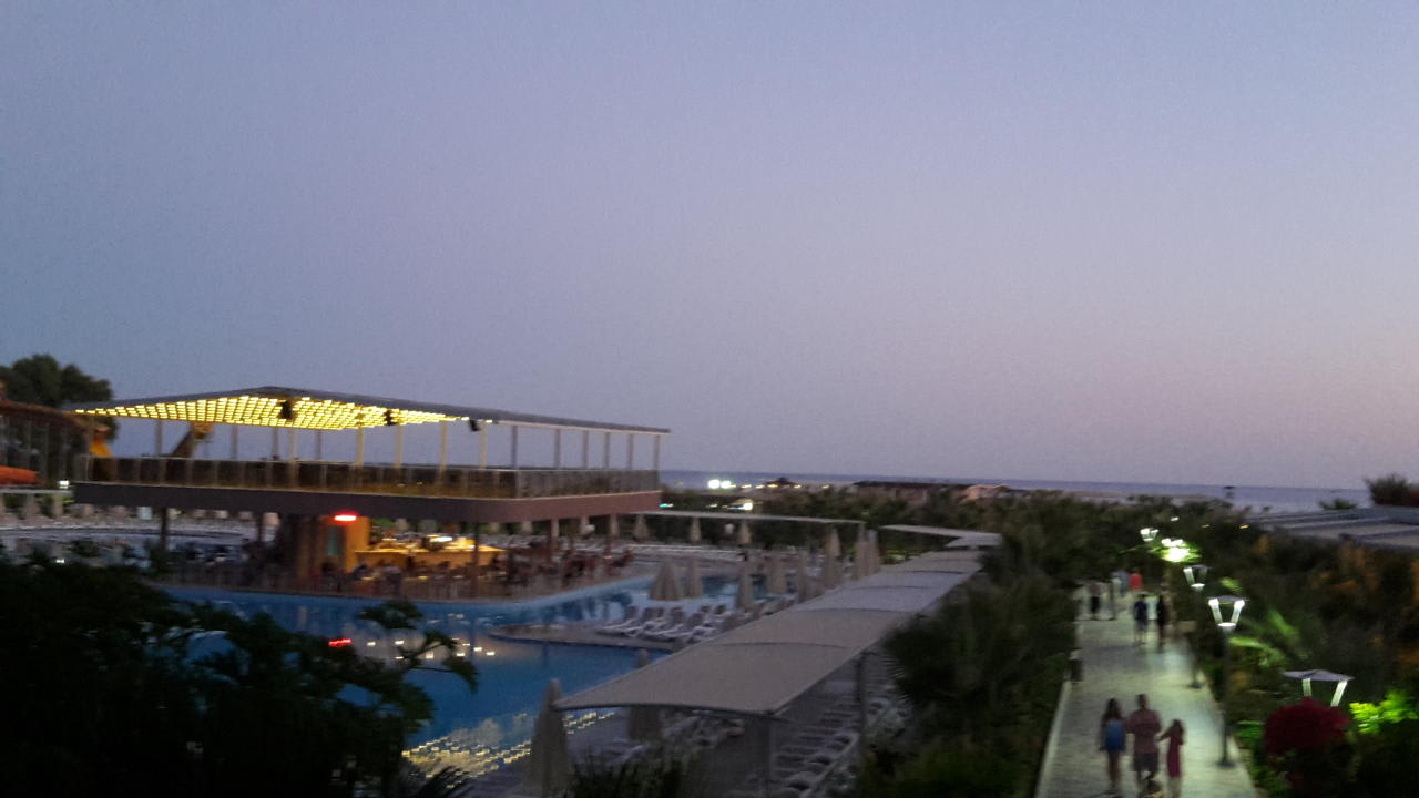 Aussicht von der Lobbybar Sunmelia Beach Resort