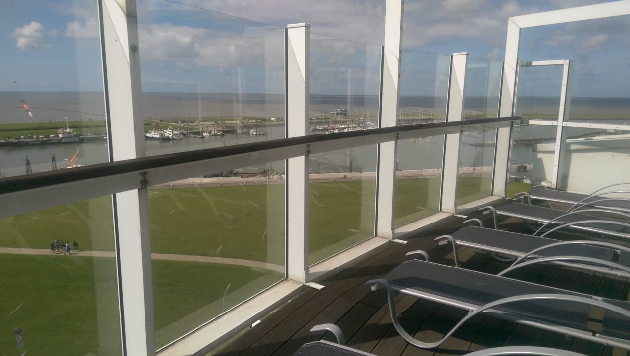 Relax- und Wellnesszone Aussenbereich Westdeck Hotel Fährhaus