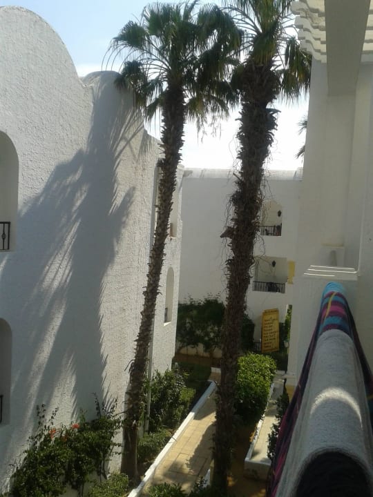 Blick vom Balkon Hotel Nesrine