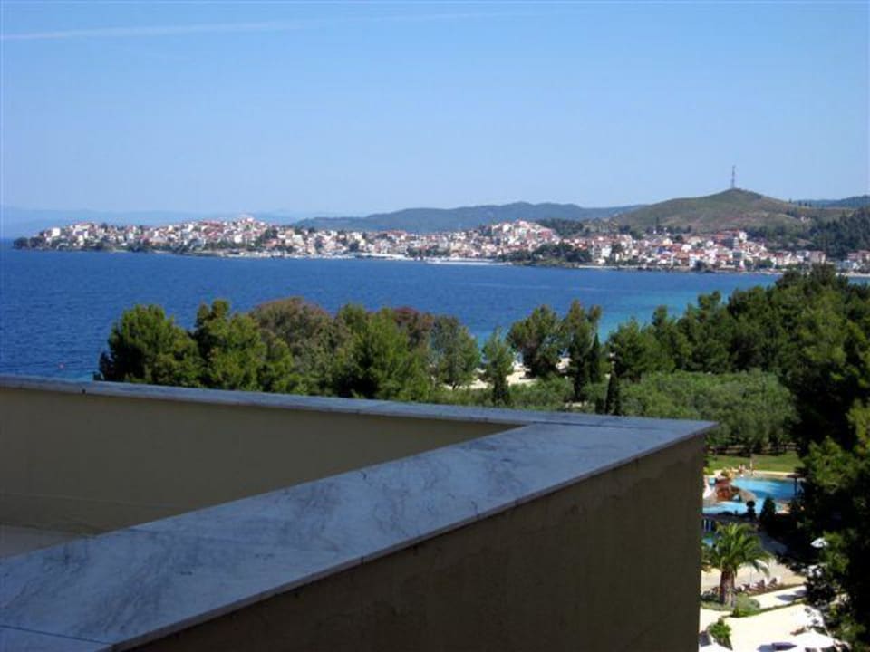 Blick vom Hotel Richtung norden Porto Carras Grand Resort - Meliton