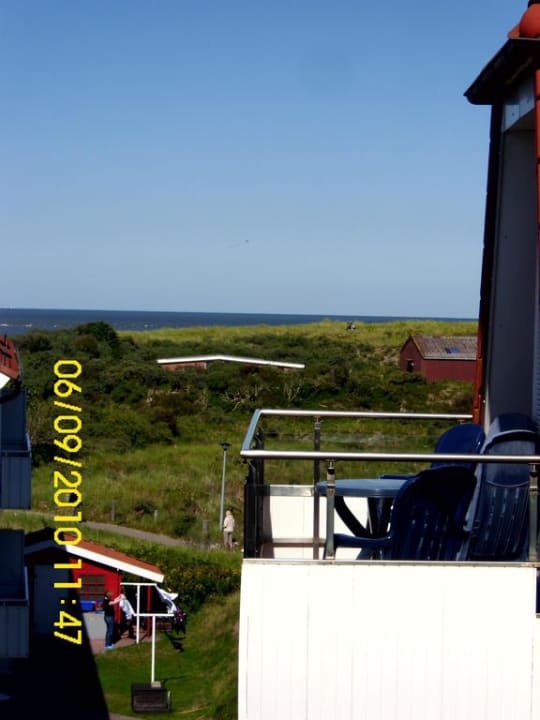 Seitlicher Nordseeblick oberhalb Inselhus Apartments