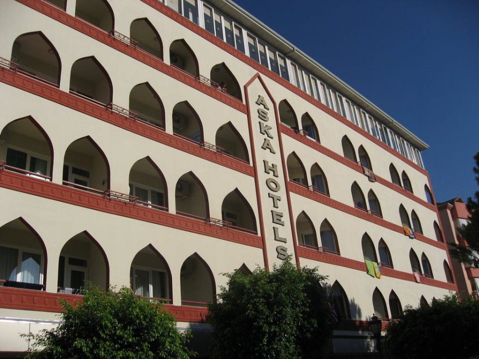 Hotelfront Hotel Aslan City Kleopatra