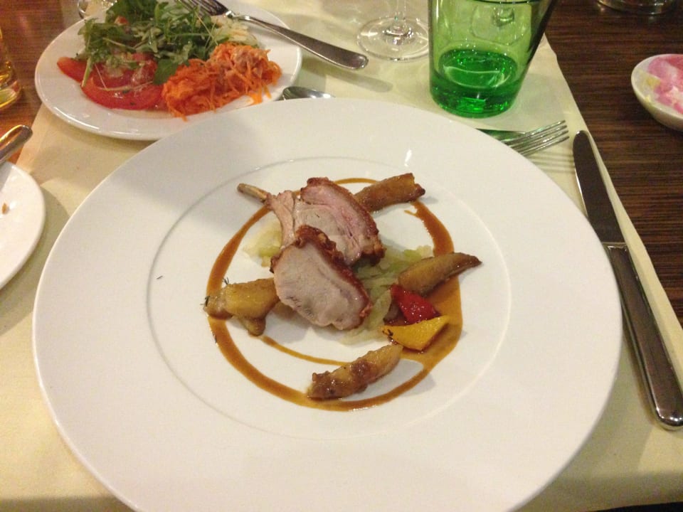 Hauptspeise vom Menü St. Martins Therme & Lodge Hotel