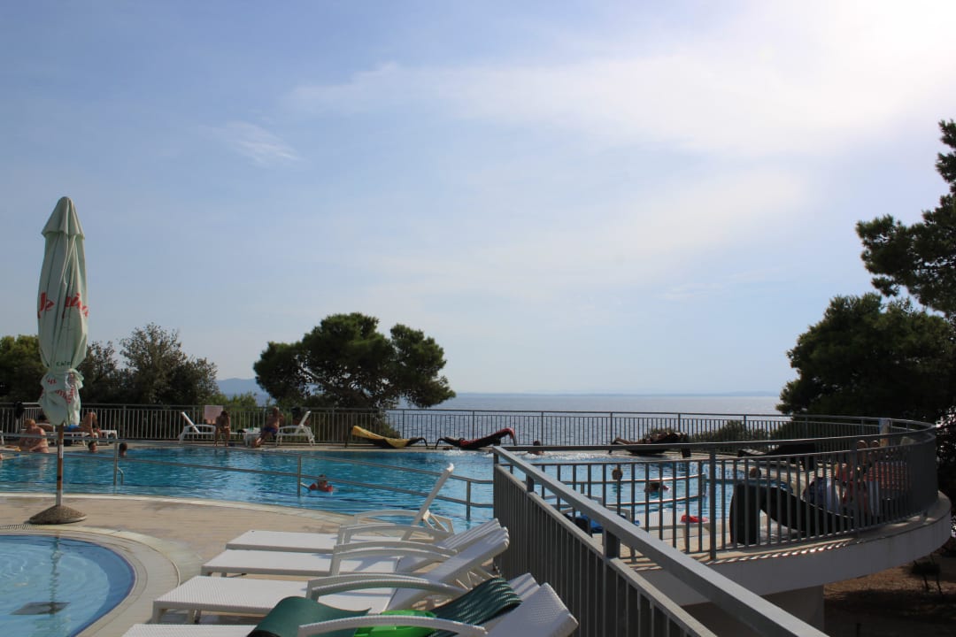 Pool mit Liegen Hotel Pinija