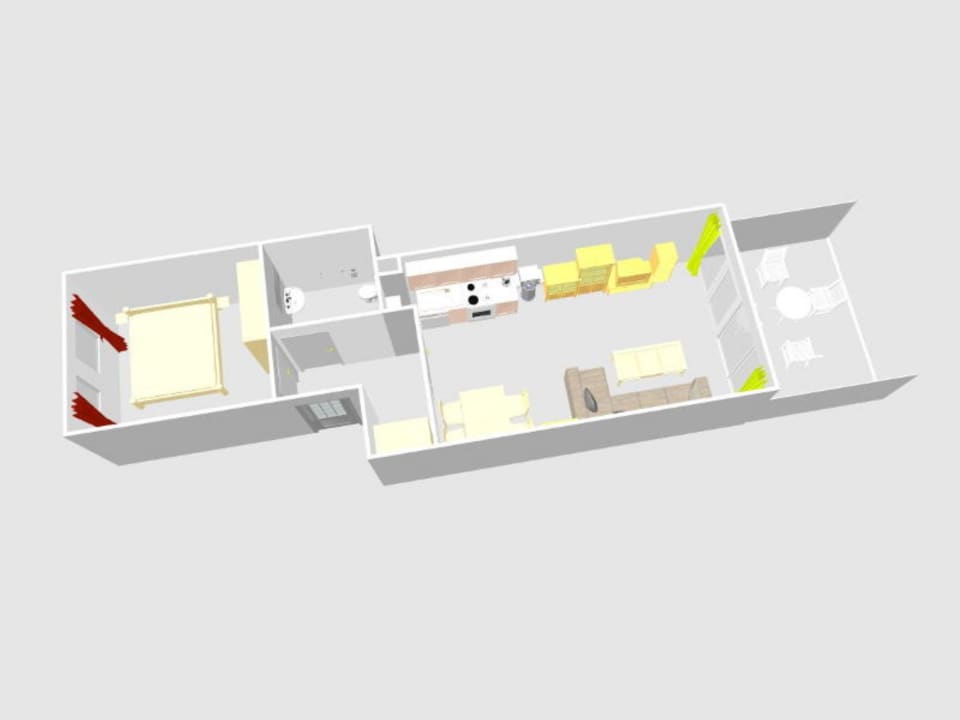 Zimmer Apartment Wattschnecke