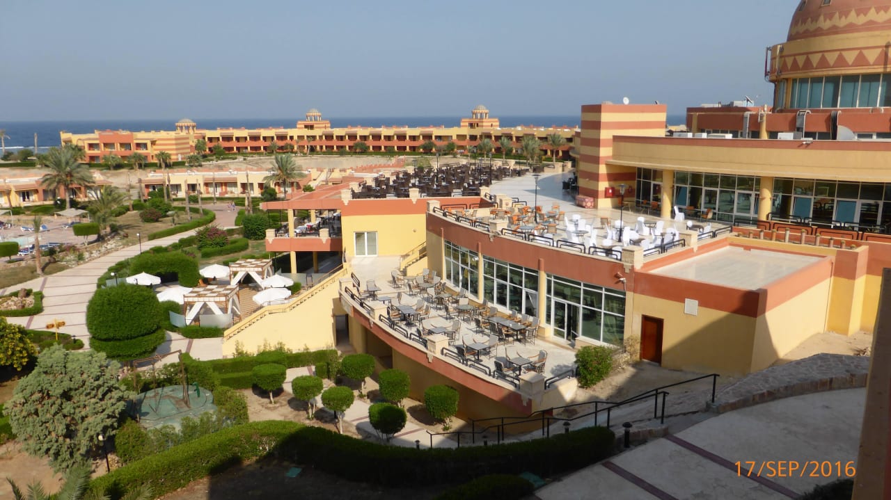 Vom Zimmer aus Malikia Resort Abu Dabbab