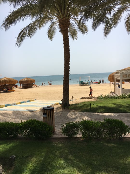 Blick aus der Anlage heraus zum Strand Sentido Caribbean World Soma Bay